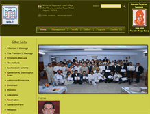 Tablet Screenshot of mdlawcollegejaipur.org